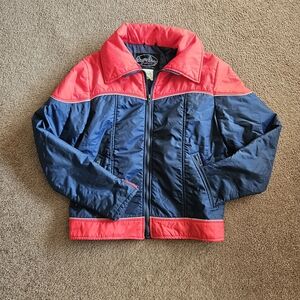 Vintage Blue and Red Jacket